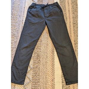 Marine Layer Saturday Slim Fit Chino Pants Charcoal Gray Mens Small